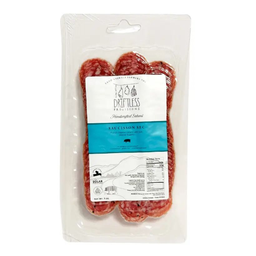 Driftless Provisions Pre-Sliced Salami - Saucisson Sec