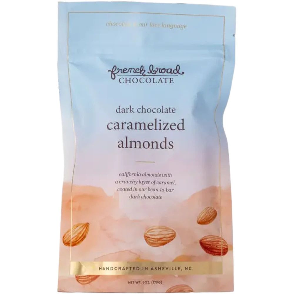 French Broad Chocolate Bags - Dark Chocolate Caramelized Almonds