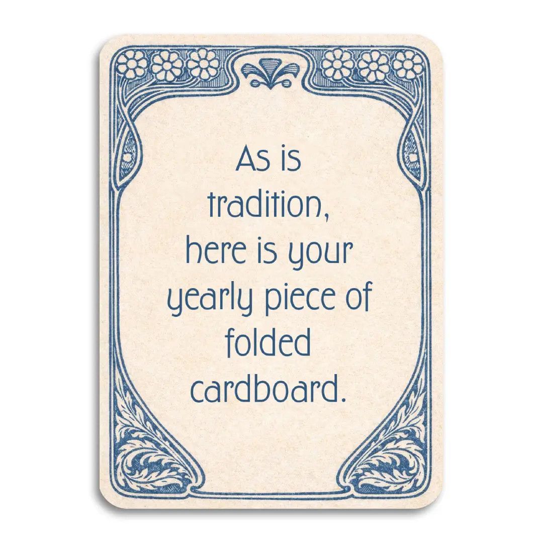 Bad Betty Greeting Co Card - As is Tradition