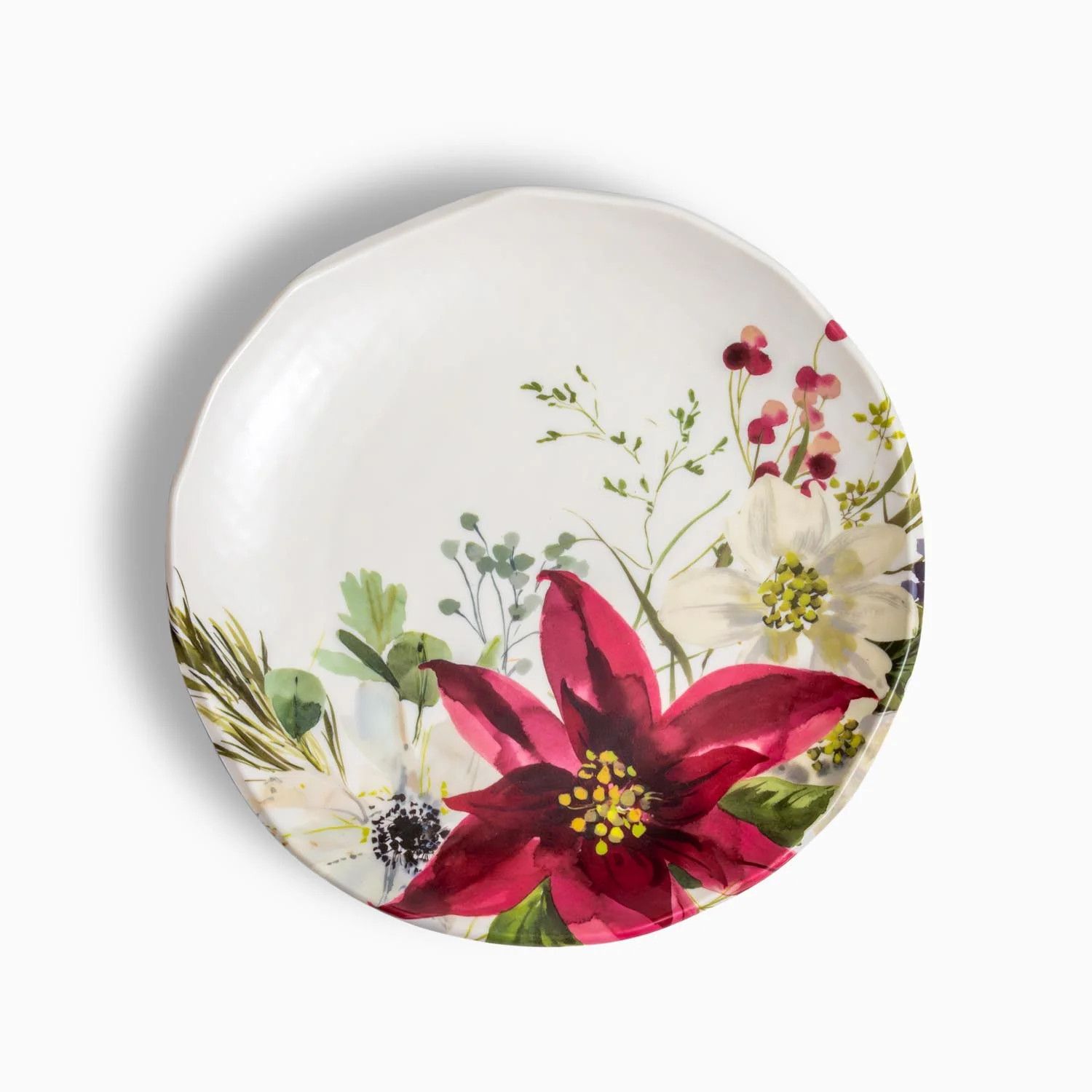 Merritt Designs Poinsettia - Salad Plate 8.5"