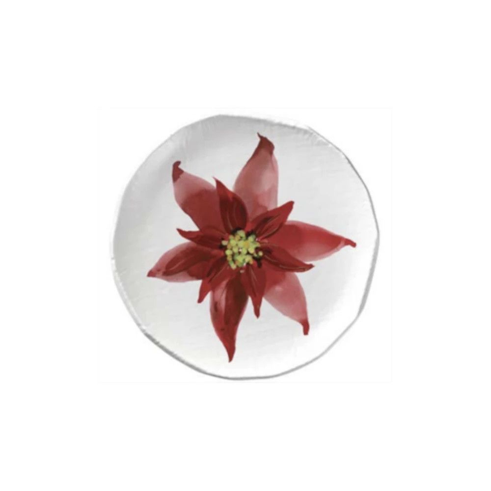Merritt Designs Poinsettia - Appetizer Plate 6"