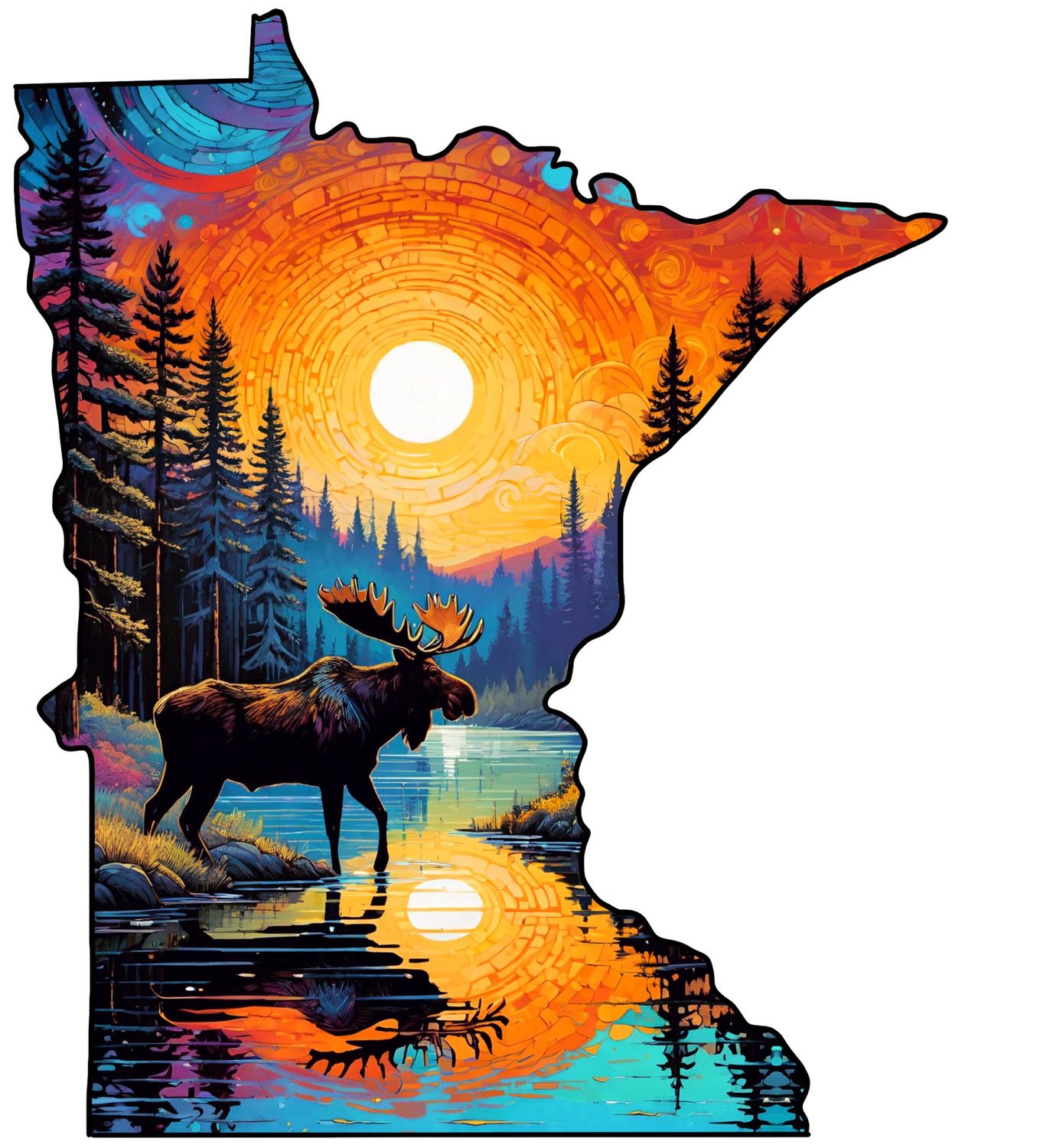 Art Factory Wooden Puzzle - MN Moose