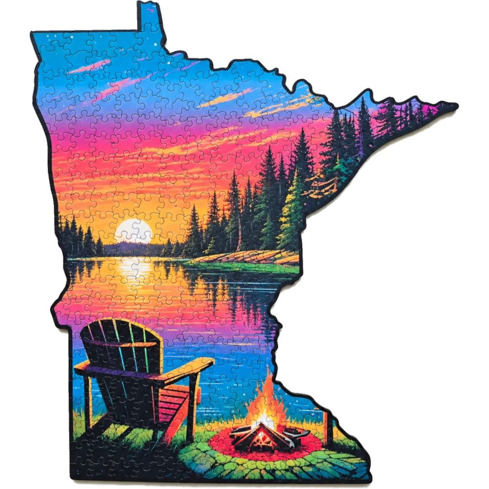 Art Factory Wooden Puzzle - MN Camping