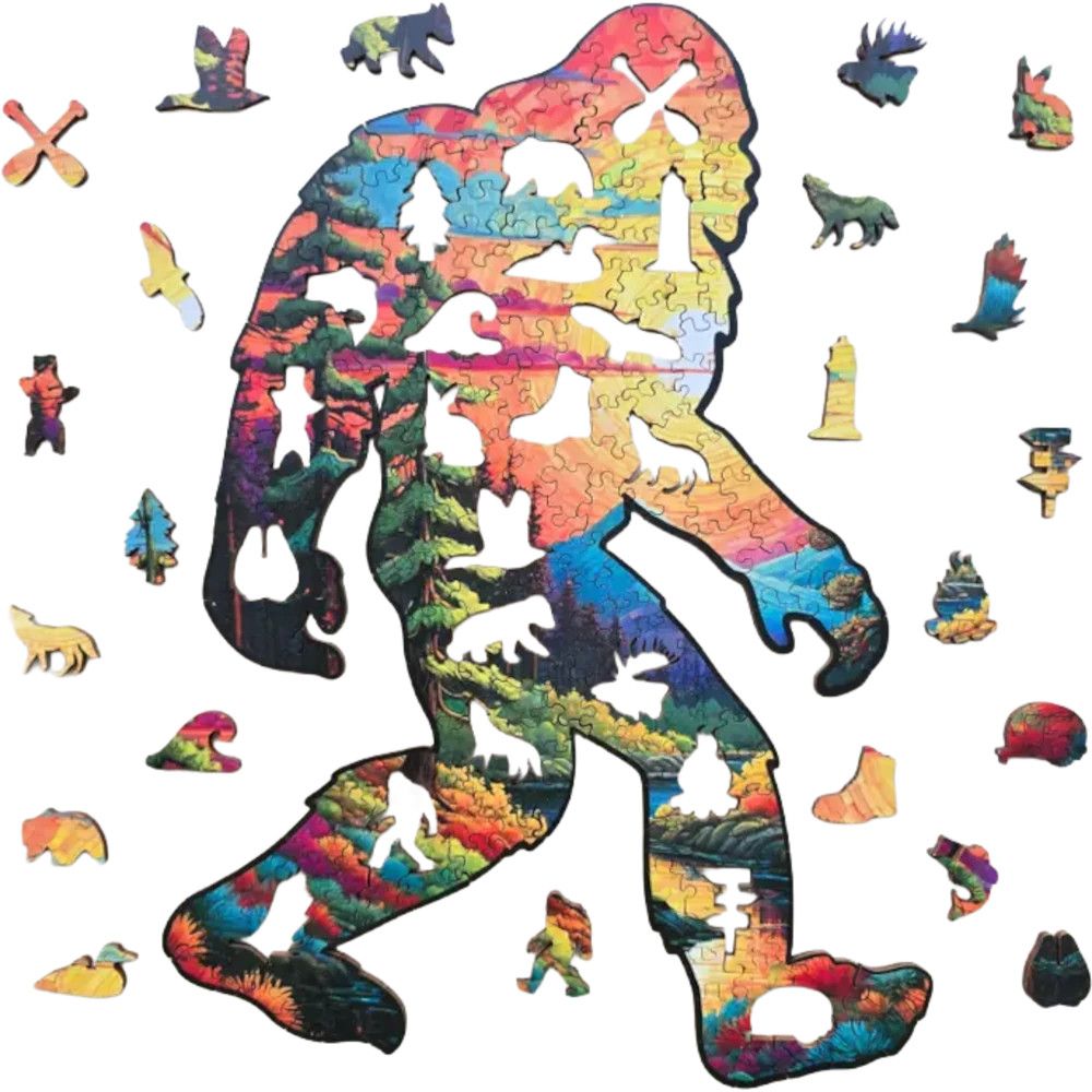 Art Factory Wooden Puzzle - Sasquatch Sunset