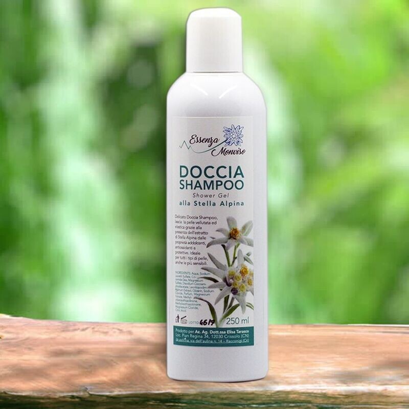 Doccia shampoo alla Stella Alpina