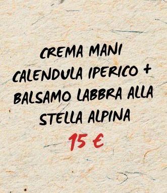 Box di Natale: crema mani e balsamo labbra