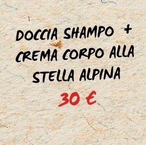 Box di Natale: Doccia Shampoo e Crema Corpo alla Stella Alpina