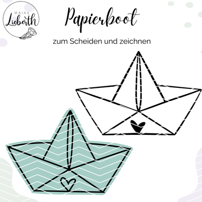 Papierboot Plott- und Laserdatei Papierboot Plott- und Laserdatei
