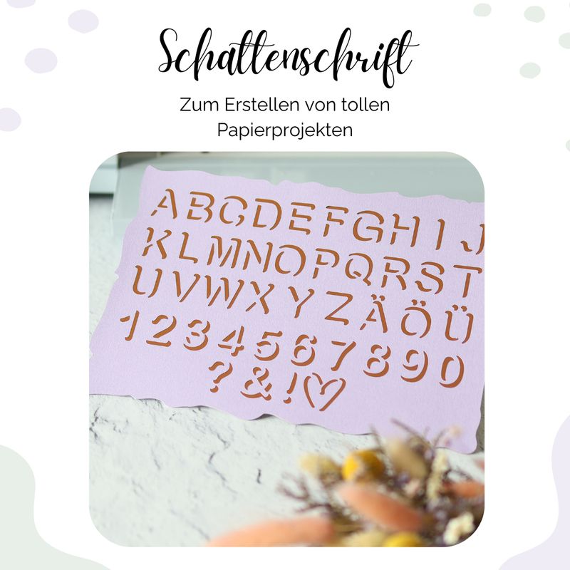 Schattenschrift | Plott- und Laserdatei Schattenschrift | Plott- und Laserdatei