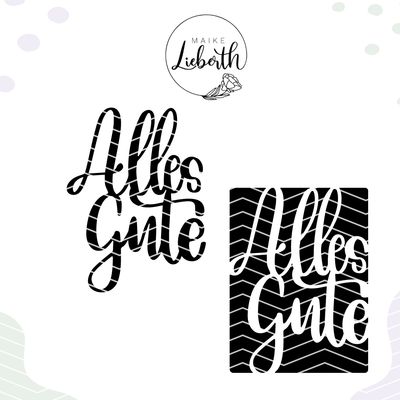 Alles Gute - Plott- und Laserdatei
