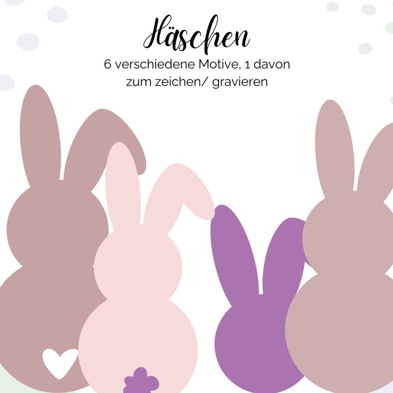 Hasen - Set | Plott- und Laserdatei Hasen - Set | Plott- und Laserdatei