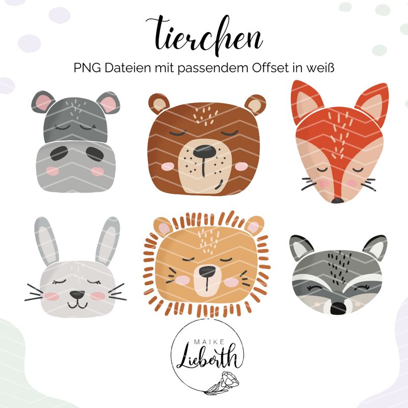 Süße Tierchen - PNG Datei Süße Tierchen - PNG Datei