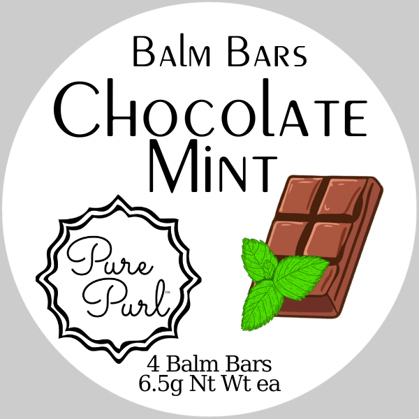 Chocolate Mint Balm Bar Mini Hearts