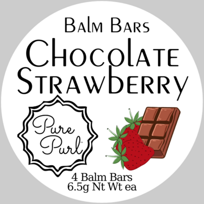 Chocolate Strawberry Balm Bar Mini Hearts