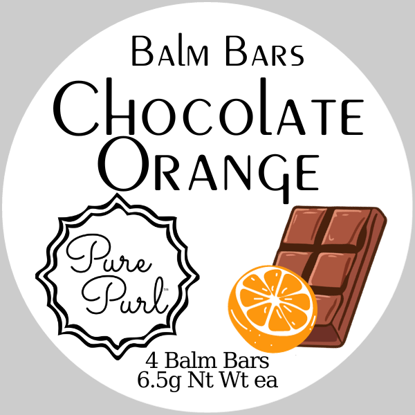 Chocolate Orange Balm Bar Mini Hearts