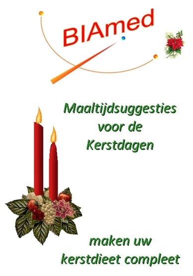 BIAmed receptenboek Kerst