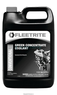 FLTGCONVCGKK - Fleetrite Radiator Coolant, Green Conv Conc, 1 Gallon