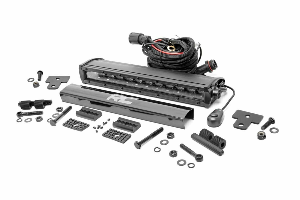 Can-Am Defender 12-Inch Recessed Bumper LED Kit | Black Series (16-20 Defender)