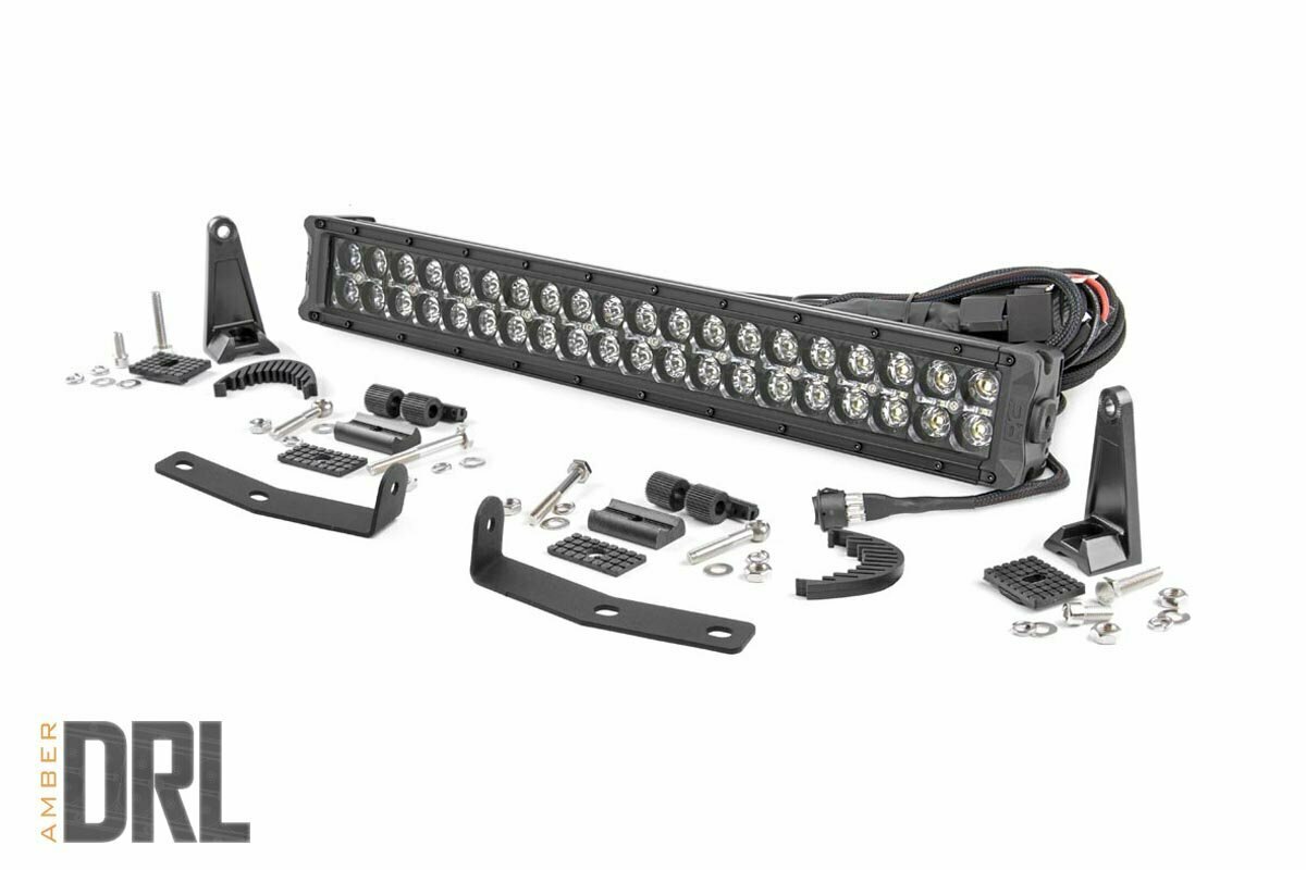 Nissan 20in LED Bumper Kit | Black Series w/ Amber DRL (16-20 Titan XD)