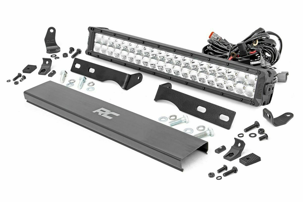 Jeep 20in LED Bumper Kit | Chrome Series w/ Amber DRL (11-20 WK2 Grand Cherokee)