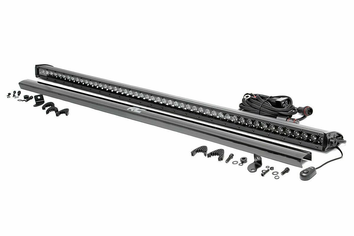 50-inch Straight Cree LED Light Bar - (Single Row | Black Series)