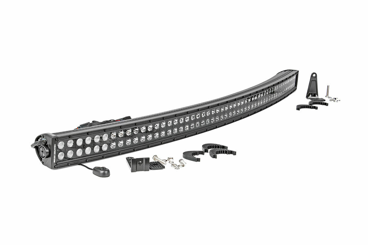 50-inch Curved Cree LED Light Bar - (Dual Row | Black Series)