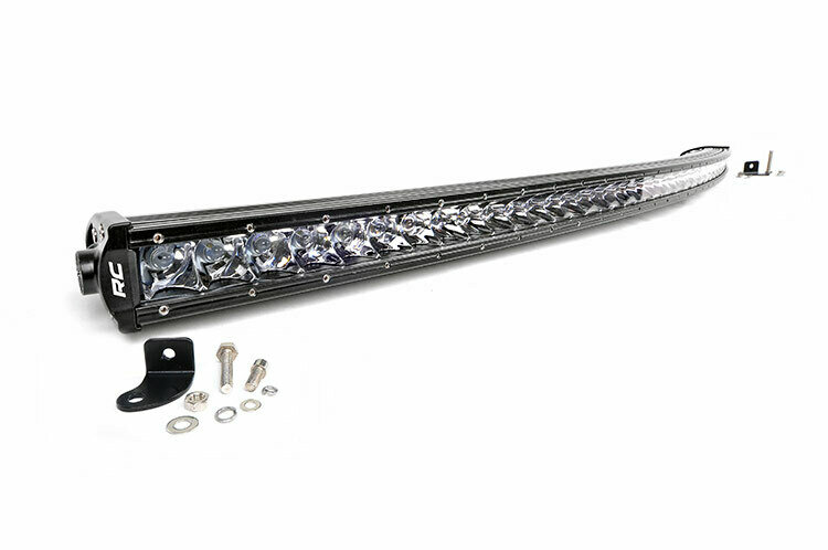 50-inch Curved Cree LED Light Bar - (Single Row | Chrome Series)