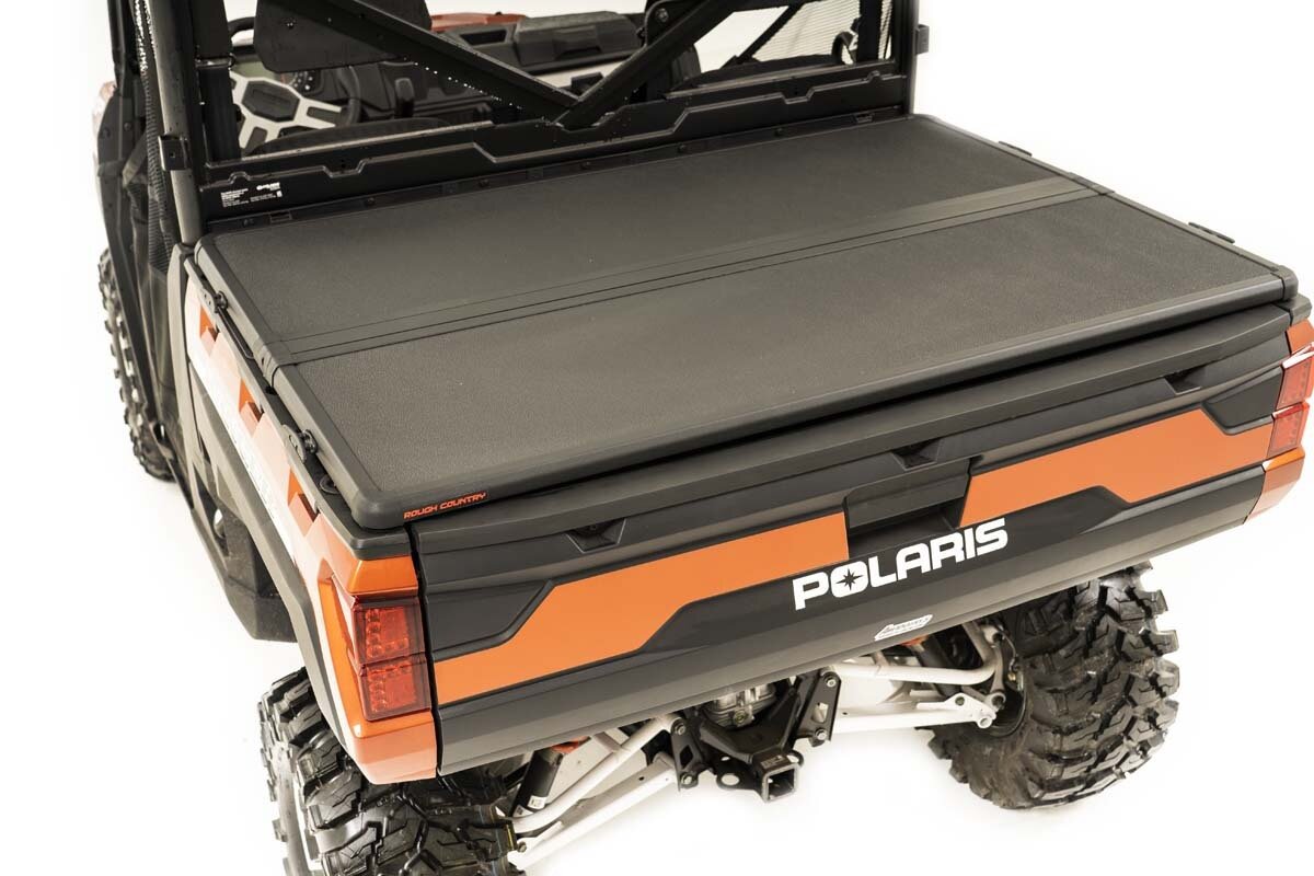 Polaris Hard Folding Bed Cover w/ Tailgate Lock (13-20 Ranger 570XP/900XP)