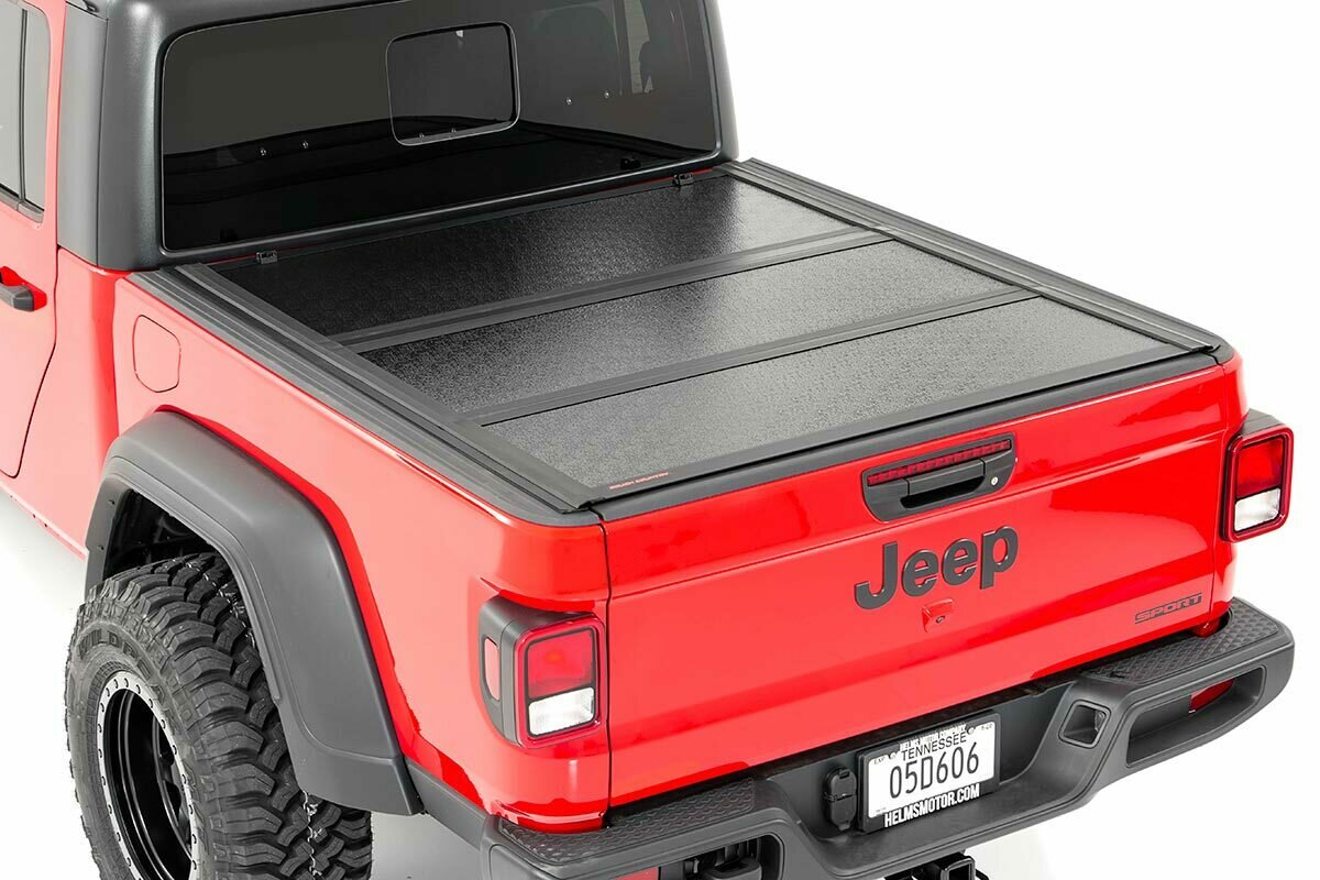 Jeep Low Profile Hard Tri-Fold Tonneau Cover (2020 Gladiator | 5' Bed)