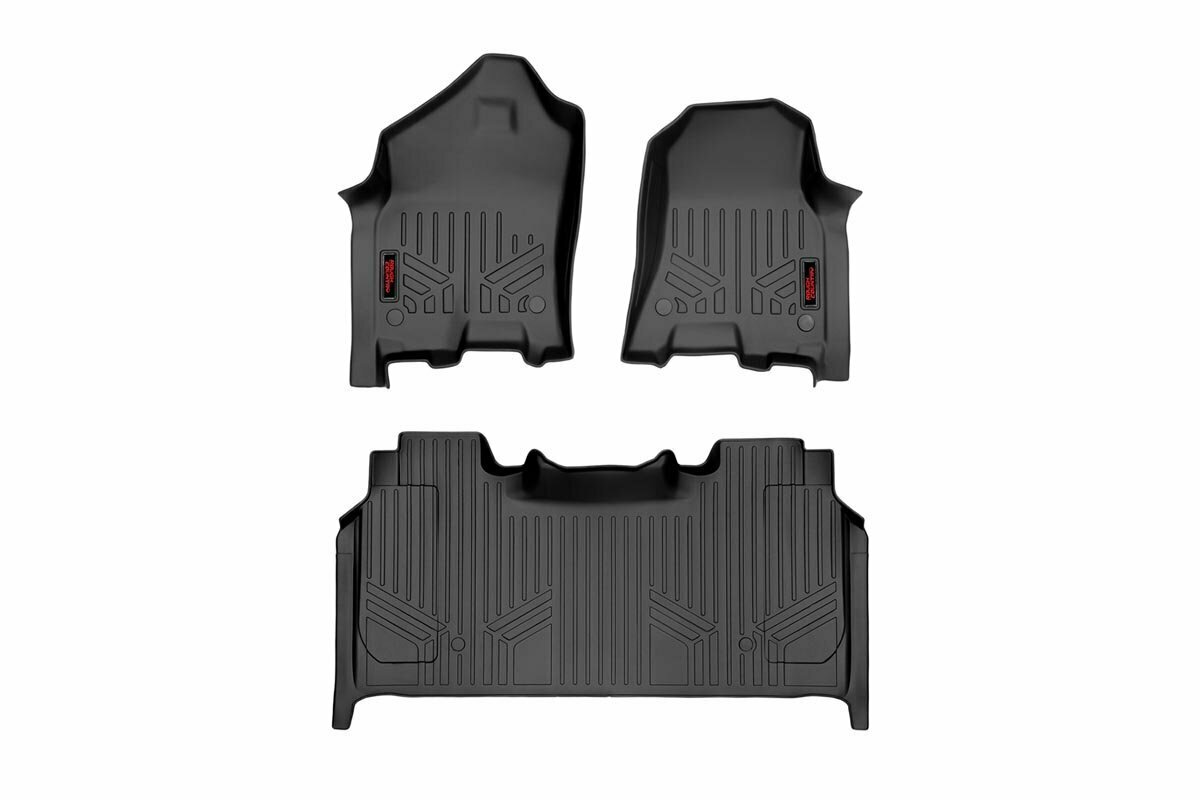 Heavy Duty Floor Mats [Front/Rear] - (19-20 Ram 1500 | Crew Cab | Full Console w/ Rear Under Seat Storage))