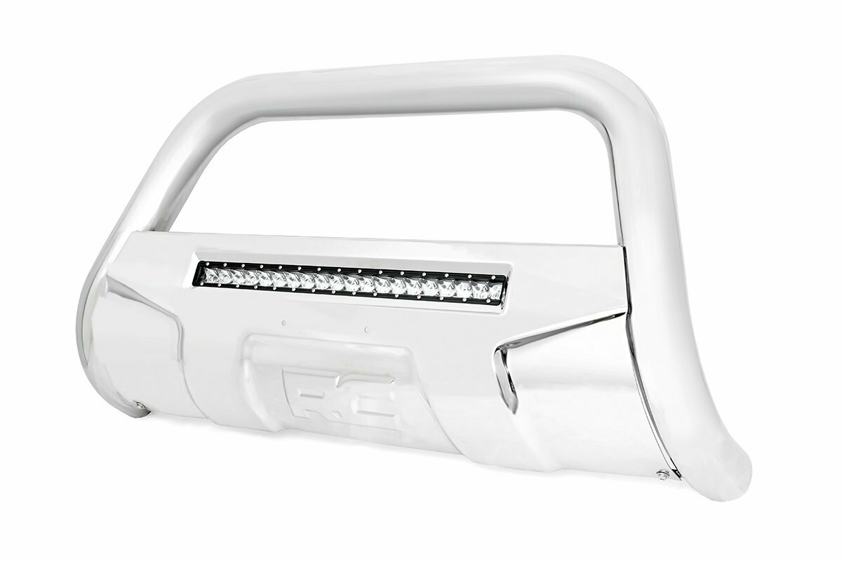 Dodge Bull Bar w/LED Light Bar | Stainless Steel (09-18 Ram 1500)