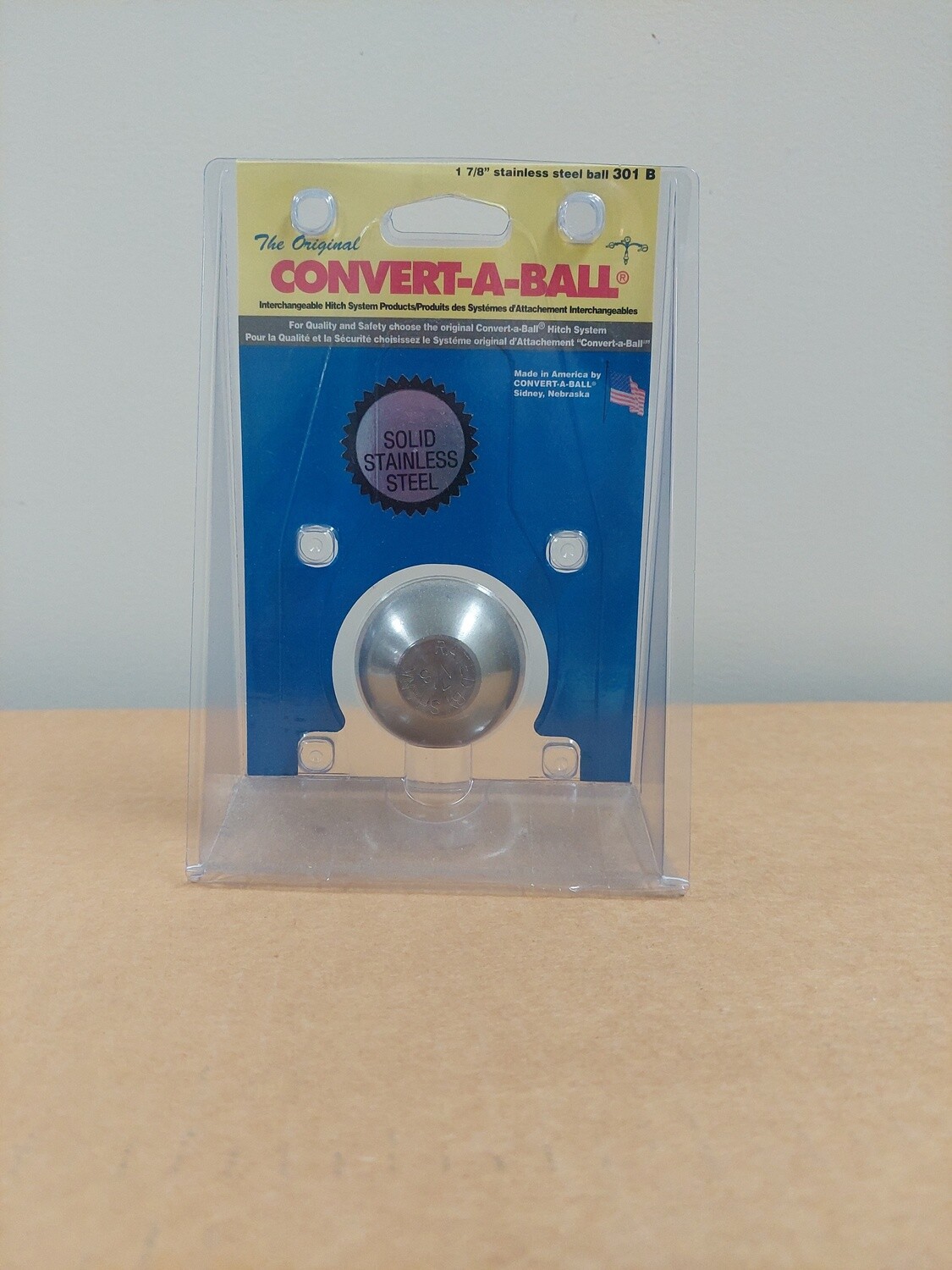 Convert-a-ball 1 7/8" stainless steel Ball