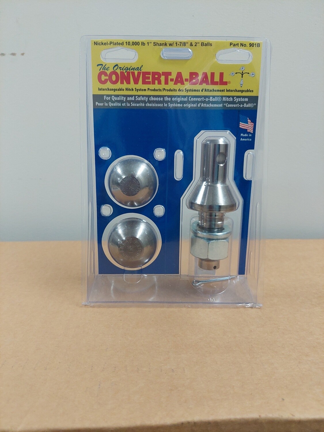 Convert-A-Ball 1" shank w/ 1-7/8" & 2" Balls