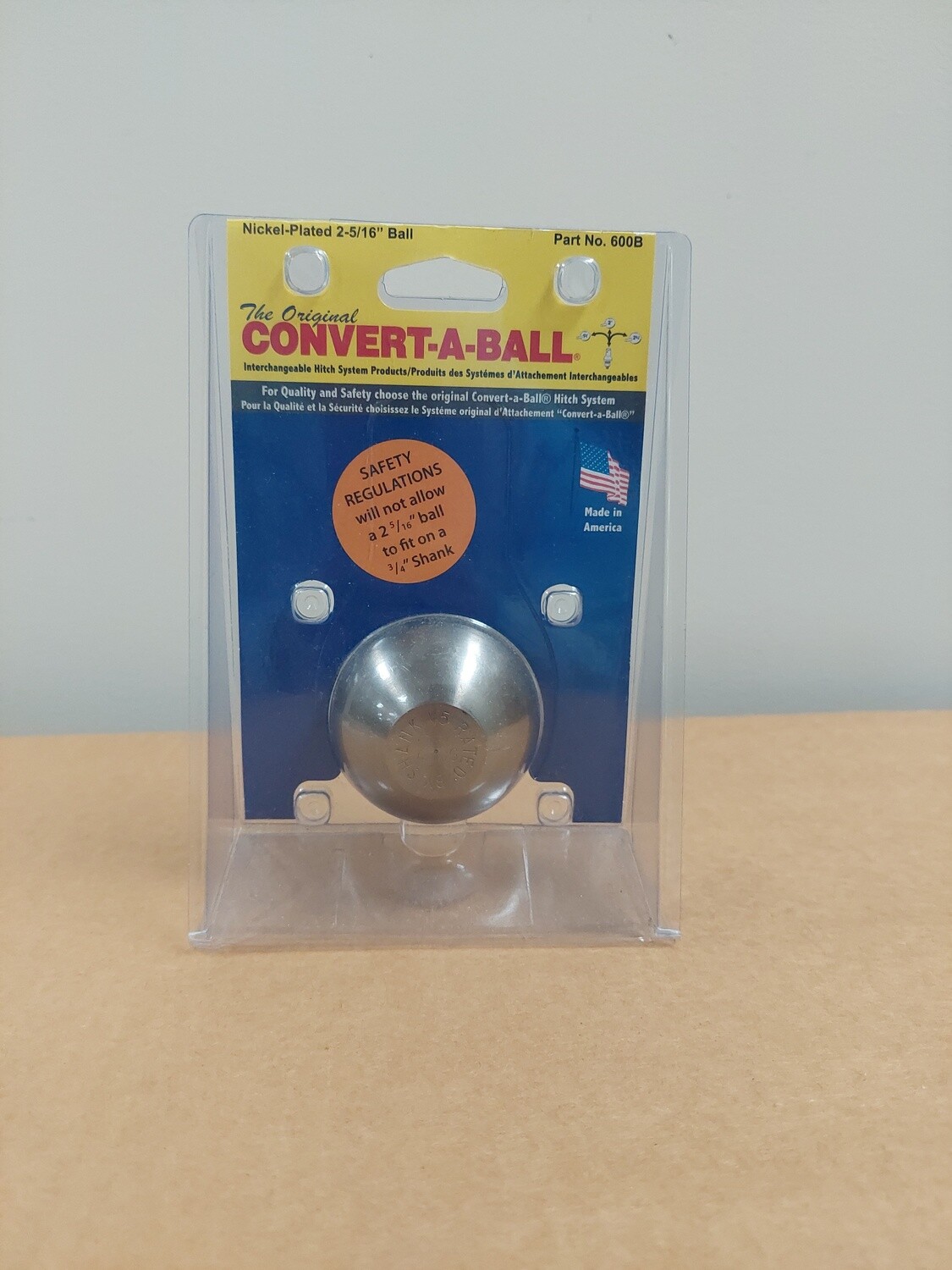 Convert-A-Ball Nickel-Plated 2-5/16" Ball