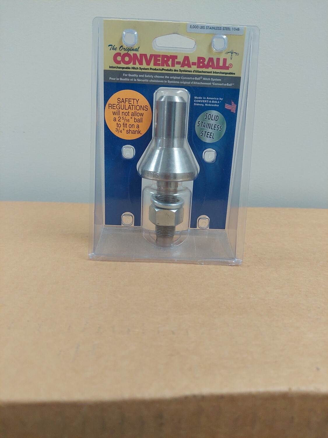 Convert-A-Ball 5,000 Lbs stainless steel