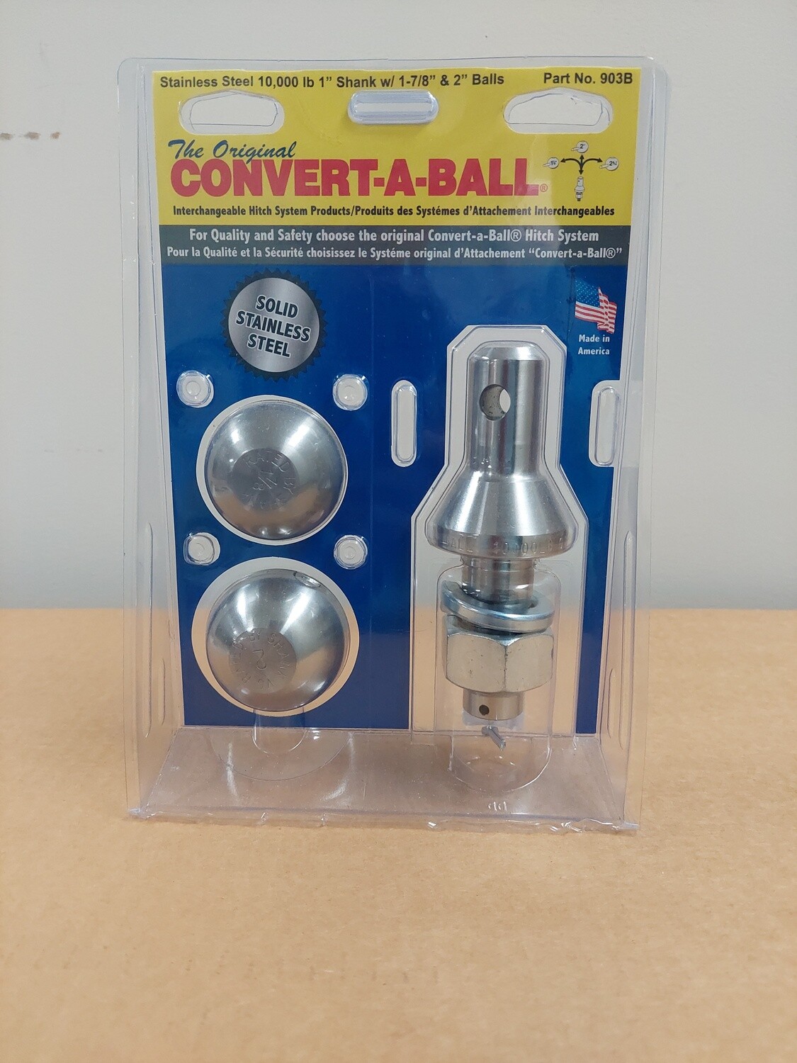 Convert-A-Ball 1" Shank w/ 1-7/8" & 2" Balls