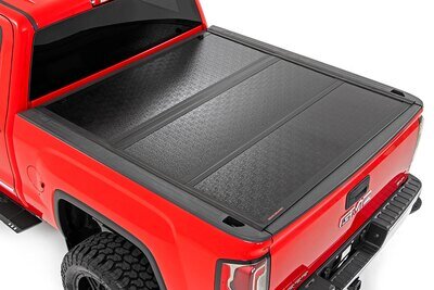Hard Low Profile Bed Cover | 6'7" Bed | Rail Cap | Chevy/GMC 1500/2500HD/3500HD (14-19)