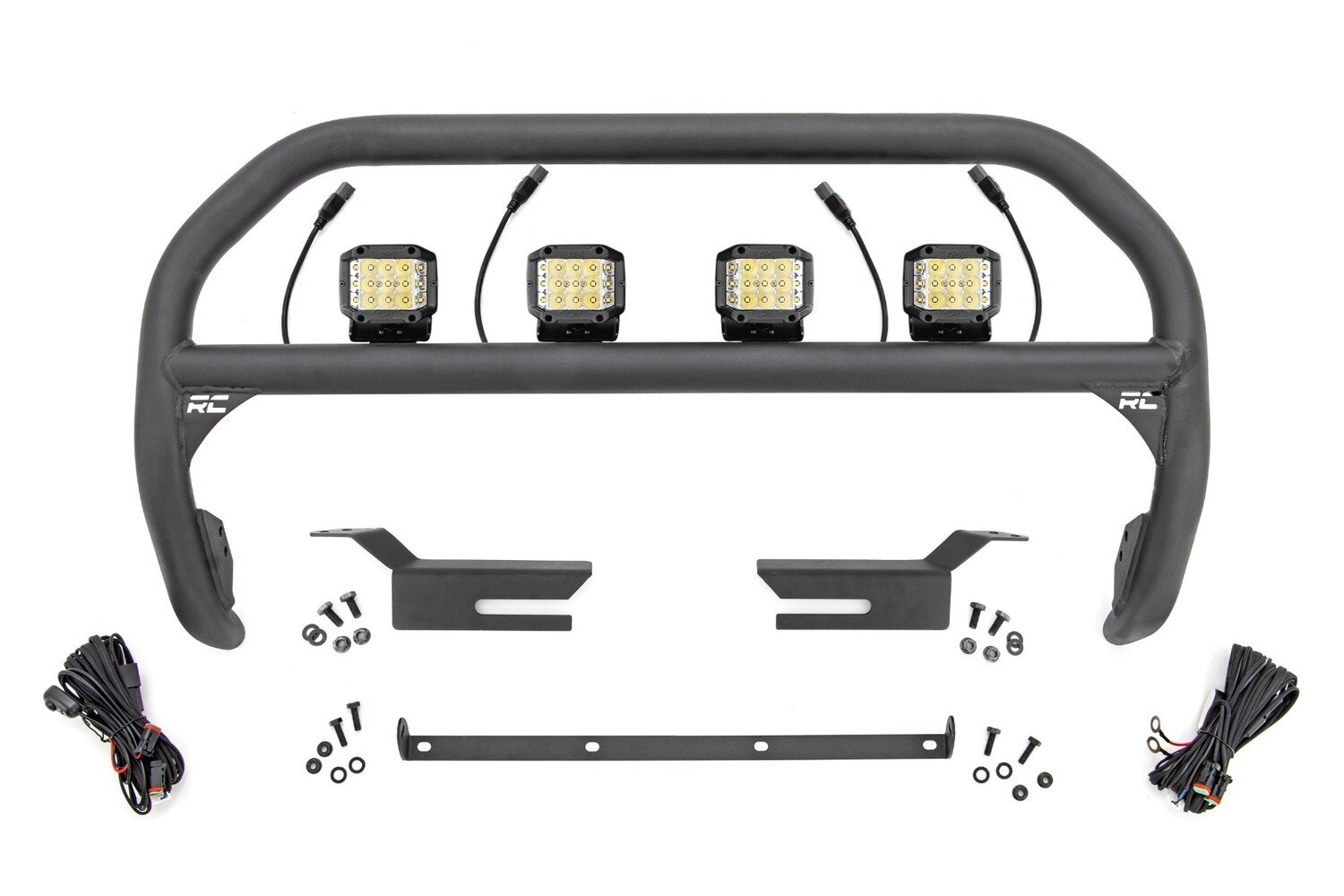 Nudge Bar | 3 Inch Wide Angle Led (x4) | Ford Bronco 4WD (21-22)