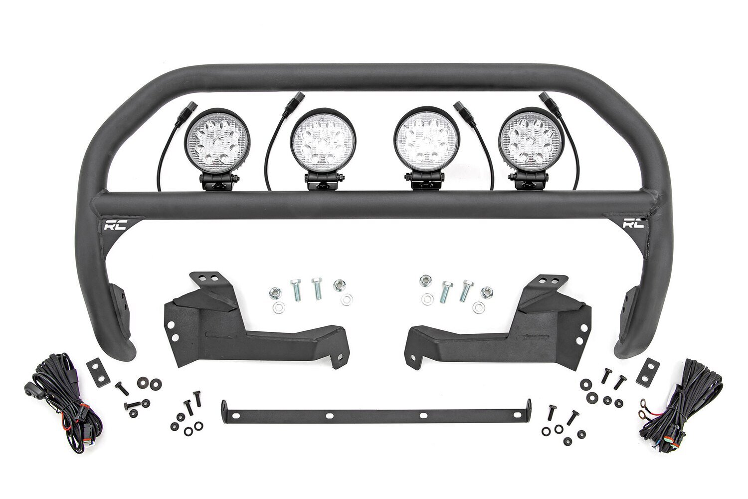 Nudge Bar | 4 Inch Round Led (x4) | Ford Bronco Sport 4WD (21-22)