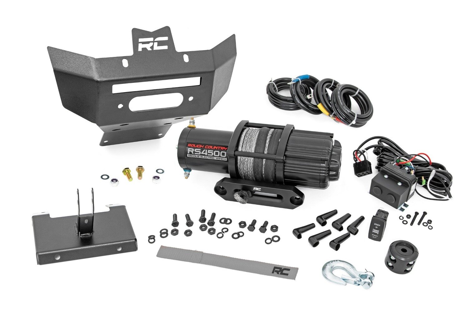 Winch Bumper | 4500-Lb Winch | Synthetic Rope | Can-Am Renegade 1000/Renegade 800R (12-22)
