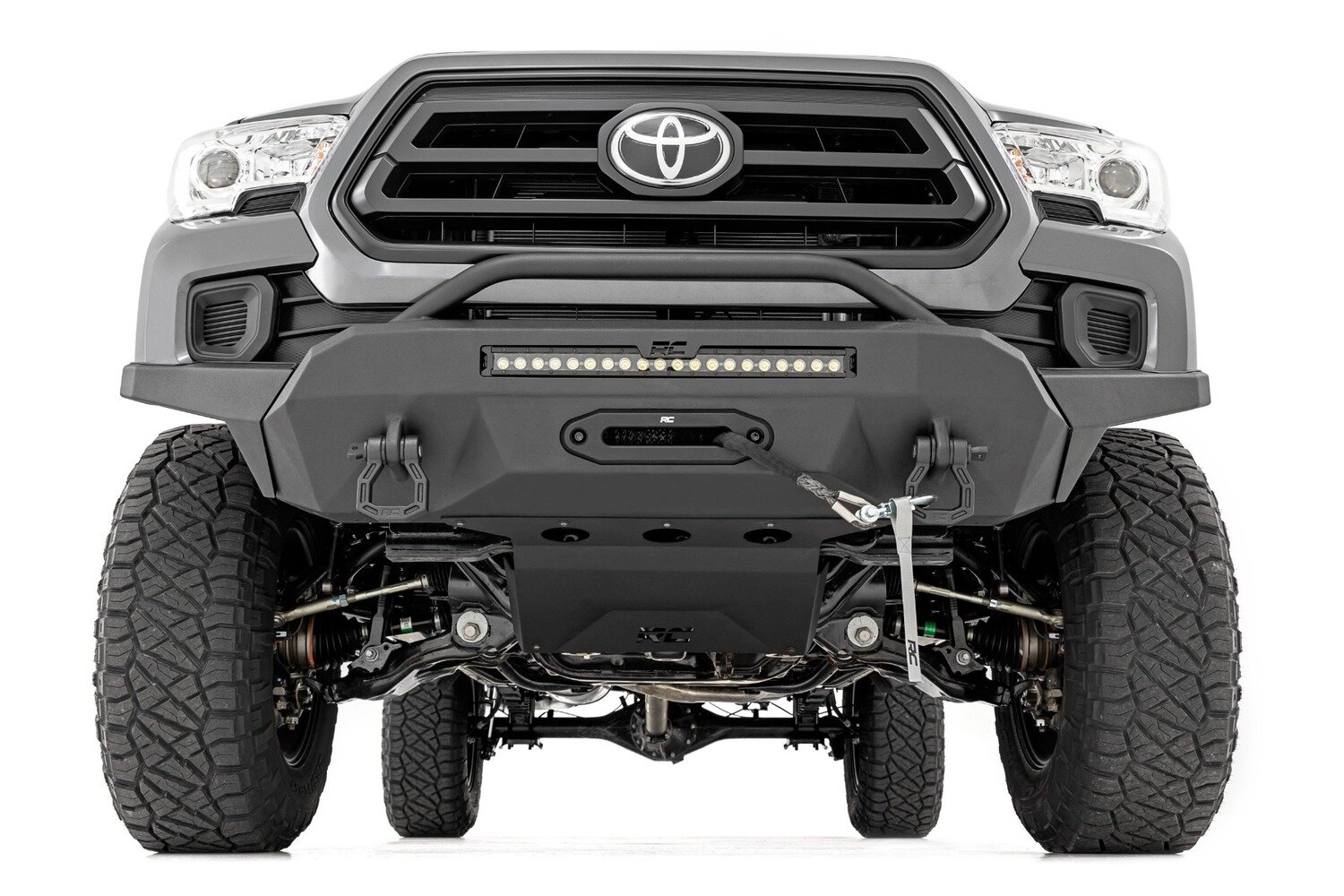 Front Bumper | Hybrid | DIY | 20" Blk LED | Toyota Tacoma (16-22)