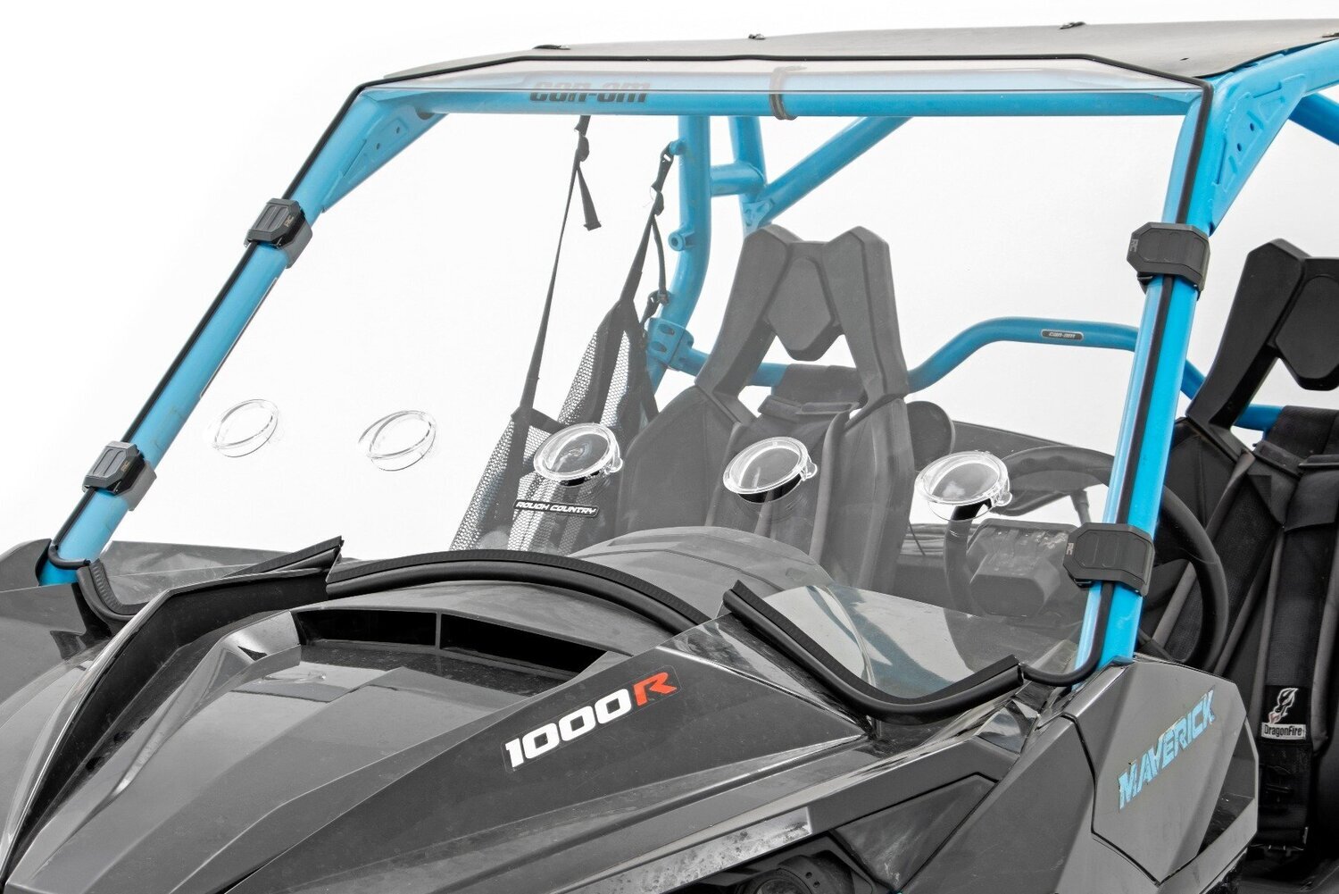 Vented Full Windshield | Scratch Resistant | Can-Am Maverick (13-18)