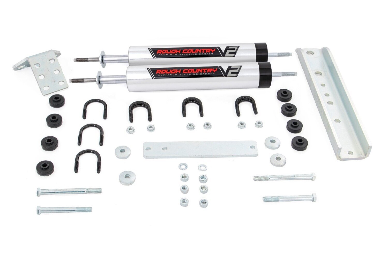 V2 Steering Stabilizer | Dual | Ford Bronco/F-150  (1980-1996)