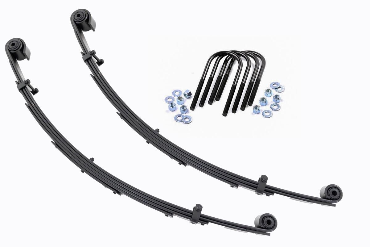 Front Leaf Springs | 4" Lift | Pair | Ford Excursion (00-05)/Super Duty (99-04)