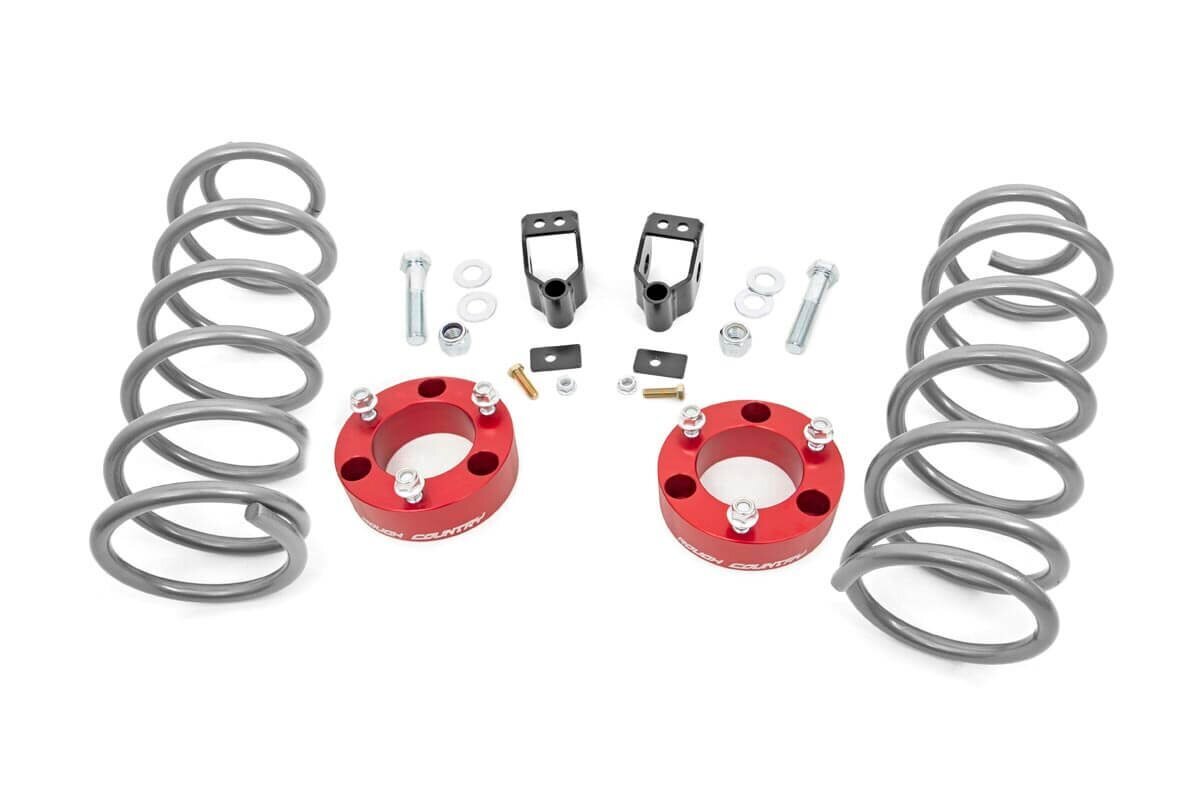 3 Inch Lift Kit | X-REAS | RR Springs | Red | Toyota 4Runner (03-09)