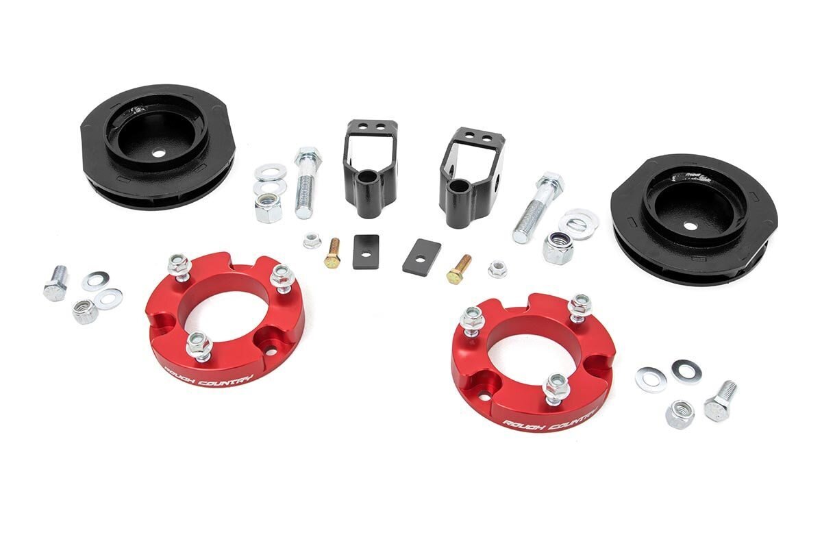2 Inch Lift Kit | X-REAS | Red Spacers | Toyota 4Runner 4WD (10-22)