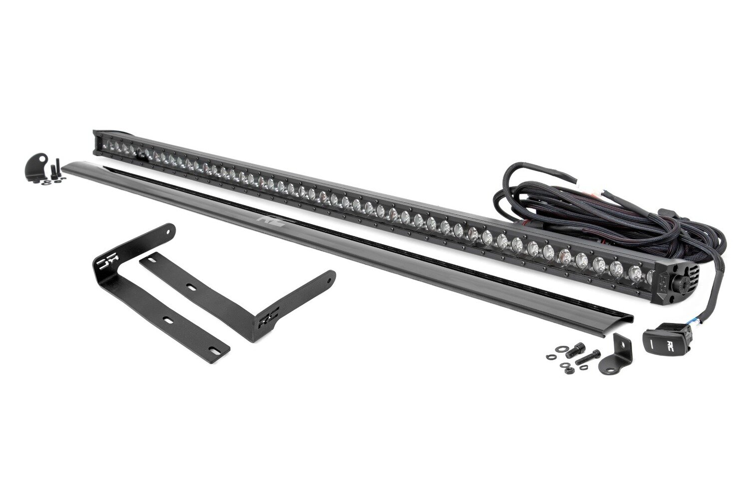 50&quot; Single Row LED Light Kit | Black Series White DRL | Front-Facing | Kubota RTV-X900 / RTV-X1100 (2014-2020)
