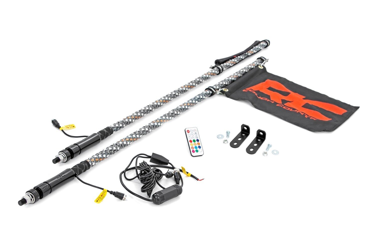 LED Whip Light Kit | Bed Mount | Polaris RZR 170 4WD (2009-2022)