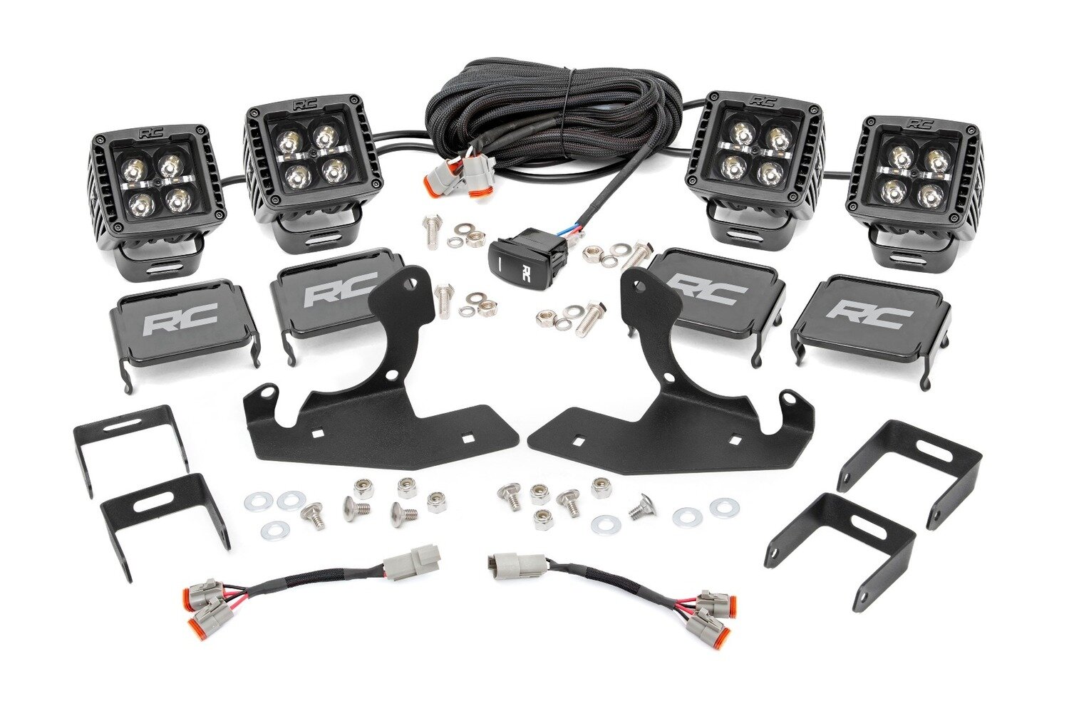 Chevrolet LED Fog Light Kit | Black Series w/ White DRL (07-13 Silverado 1500)