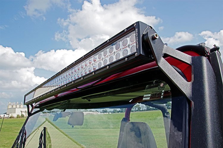 LED Light Mount | Upper Windshield | 50" Straight | Jeep Wrangler YJ (87-95)